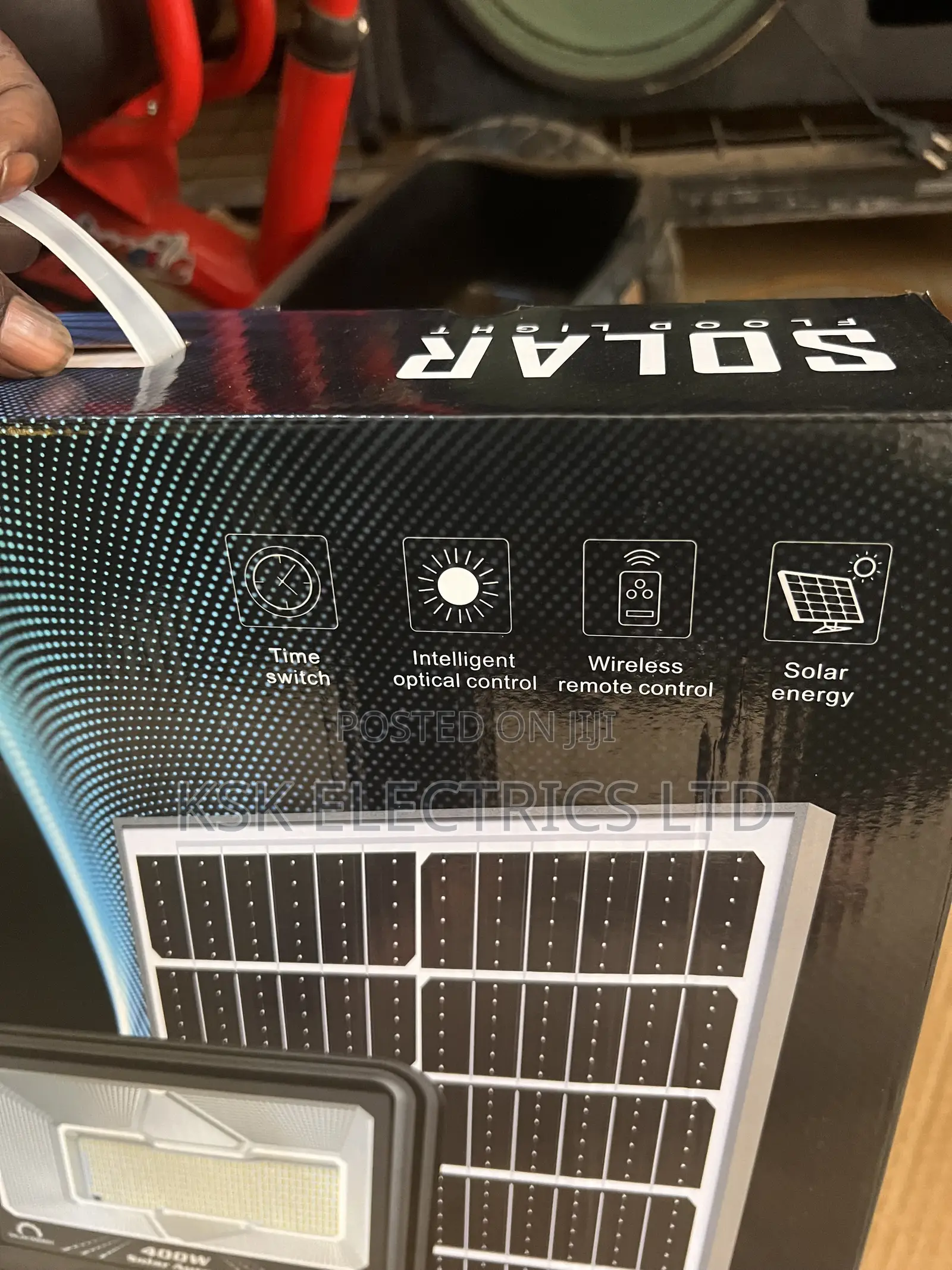 SOLAR FLOOD LIGHT (0% Time Switch Intelligent Wireless Optical