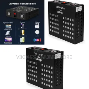 USB Charger, Adson 100 Port 700Watt(140A) USB Charging Station