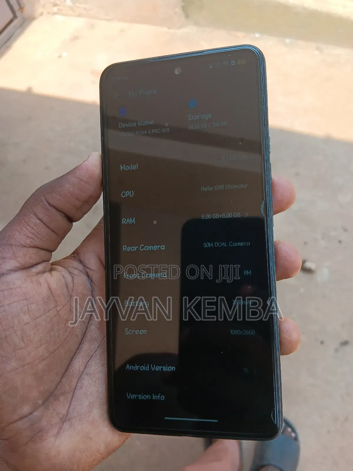 Tecno Pova 6 Neo 256 GB Gray