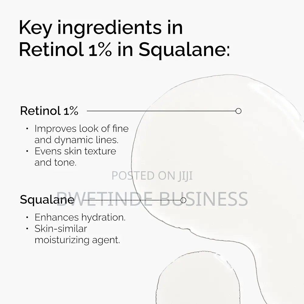 Retinol 1% in Squalane, High-Strength Retinol Serum for Anti-Aging