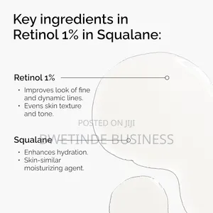 Retinol 1% in Squalane, High-Strength Retinol Serum for Anti-Aging