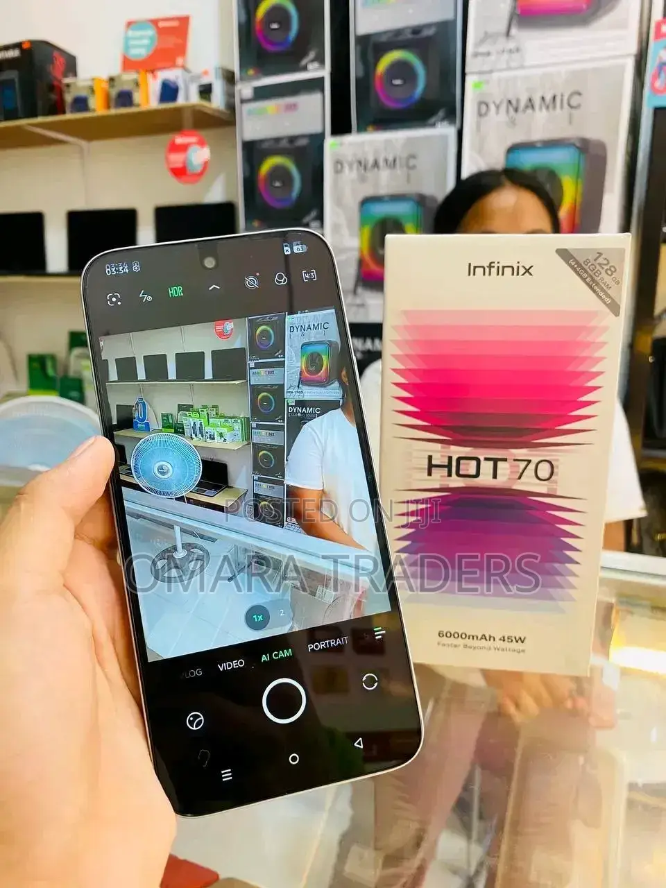 New Infinix Hot 70 256 GB White