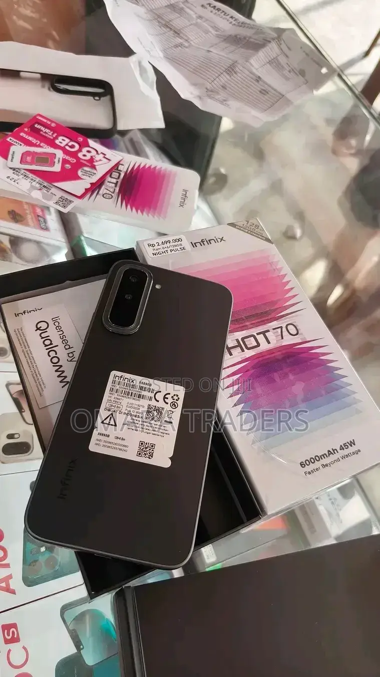 New Infinix Hot 70 256 GB Black