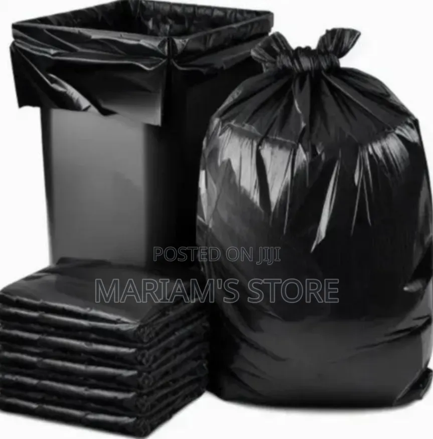 Black Garbage Bags Are Available in Packs of 20