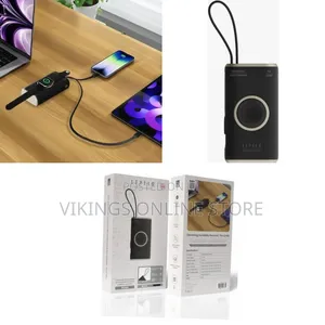 Levelo Roma 10.000 mAh Power Bank With Integrated Cable Compatible