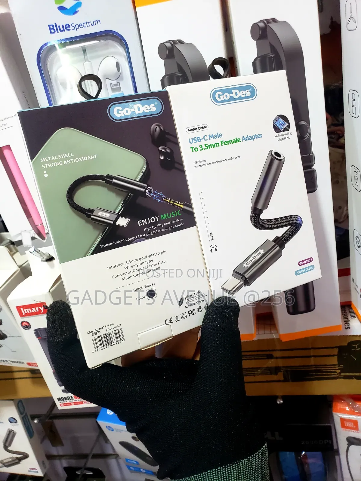 Go-Des GD-UC027 USB-C to 3.5mm Female Adapter