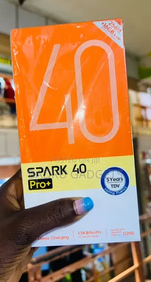 New Tecno Spark 40 Pro+ 256 GB Black