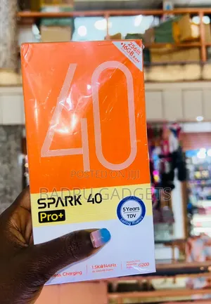 New Tecno Spark 40 Pro+ 256 GB Black