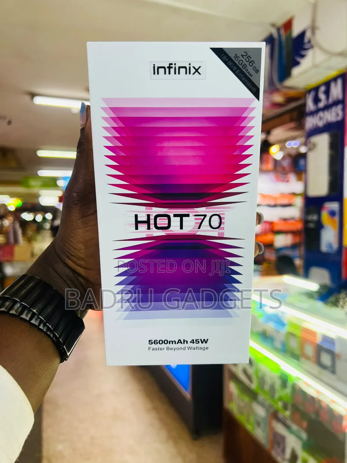 New Infinix Hot 70 256 GB Black