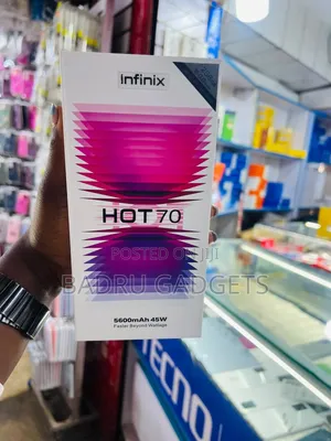 New Infinix Hot 70 256 GB Black