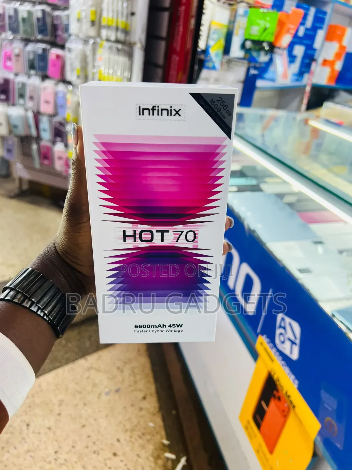 New Infinix Hot 70 256 GB Black