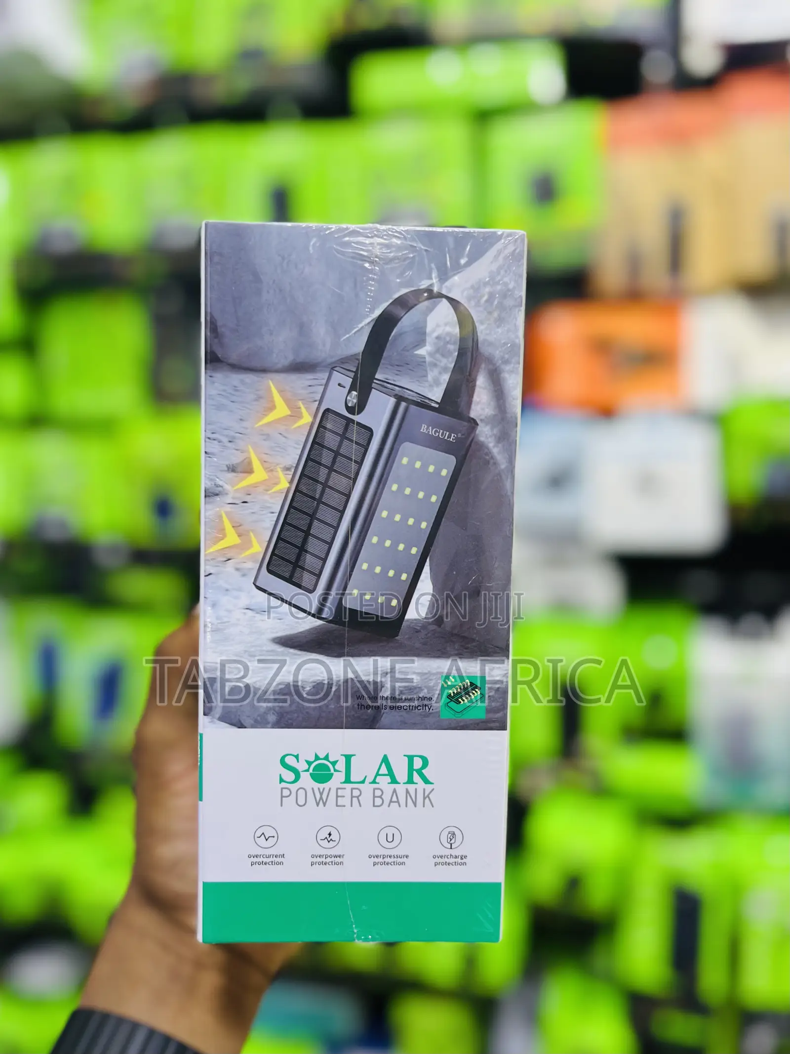 BAGULE 50000mAh Solar Power Bank With LED Light | 22.5W Fast Charging