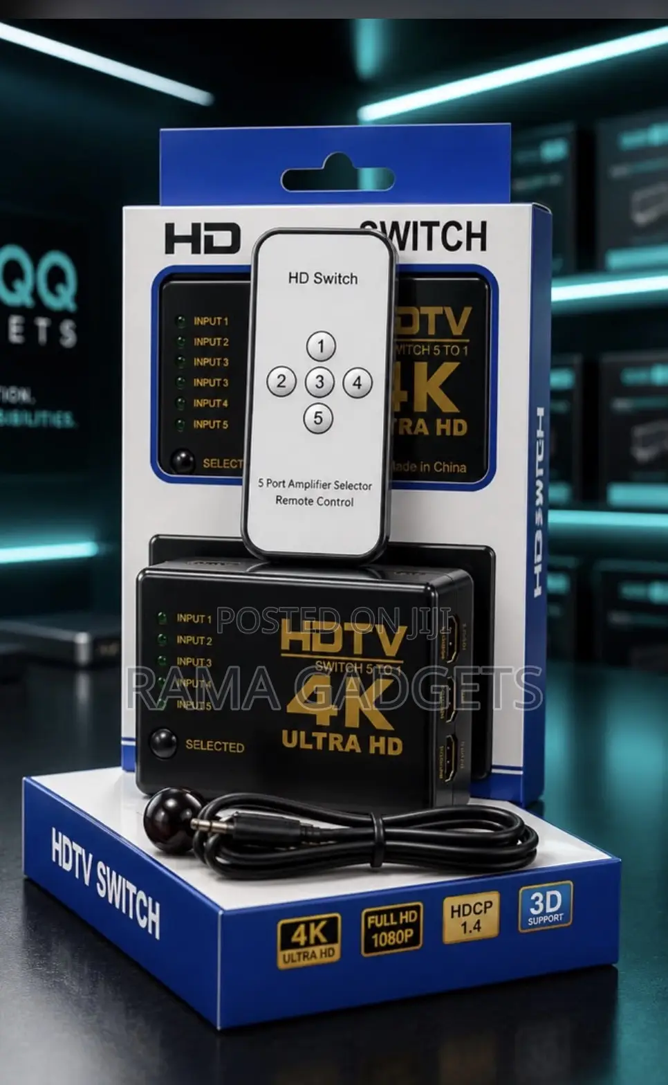 5-Port HDMI Switcher