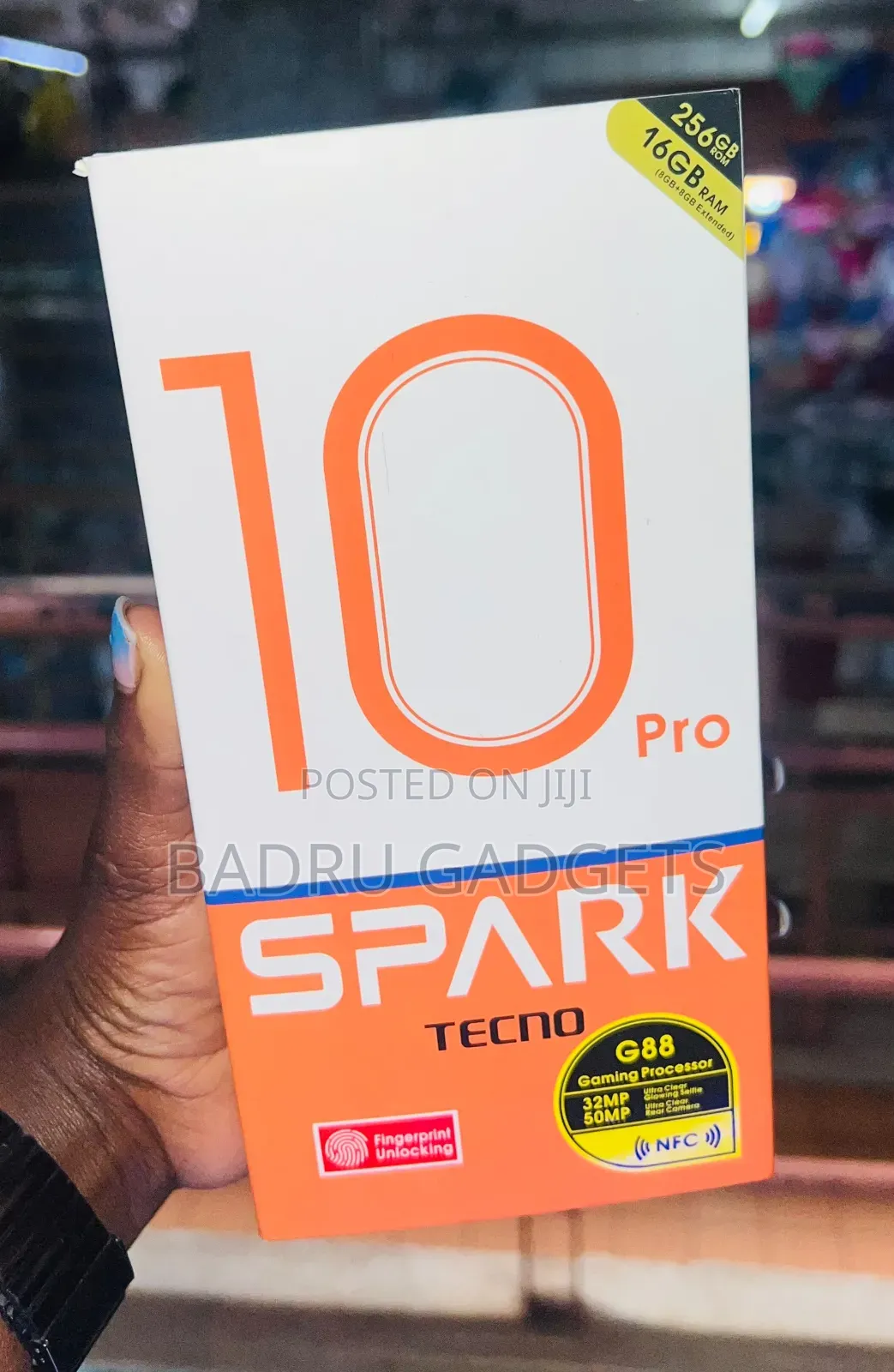 New Tecno Spark 10 Pro 256 GB Black