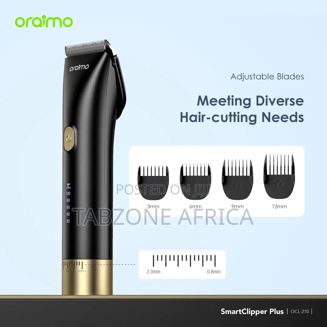 Oraimo SmartClipperPlus Rechargeable Hair Clipper–Beard Hair Trimmer