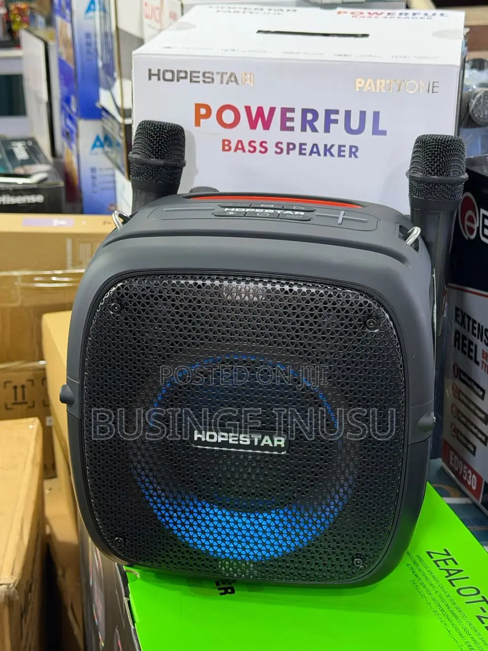 Hopestar Party One 80W RGB Lighting Wireless Bluetooth Speaker