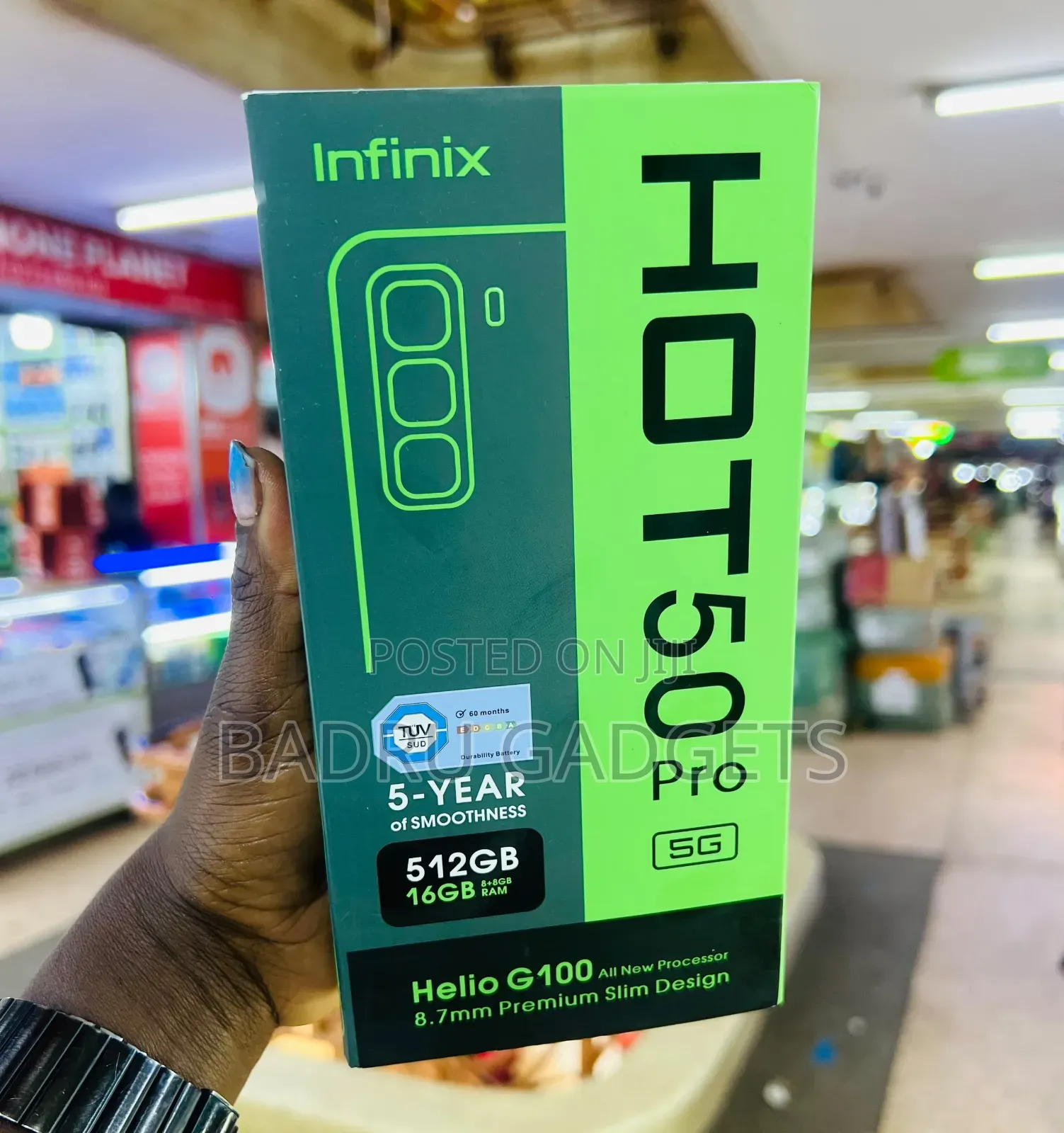 New Infinix Hot 50 Pro 4G 256 GB Black