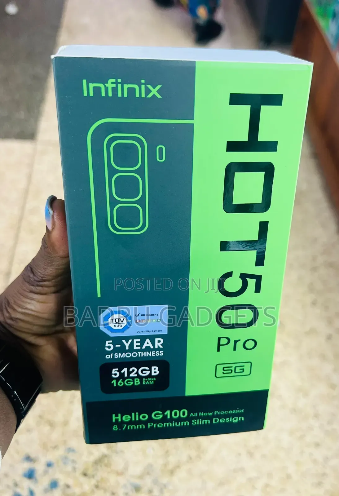 New Infinix Hot 50 Pro 4G 256 GB Black