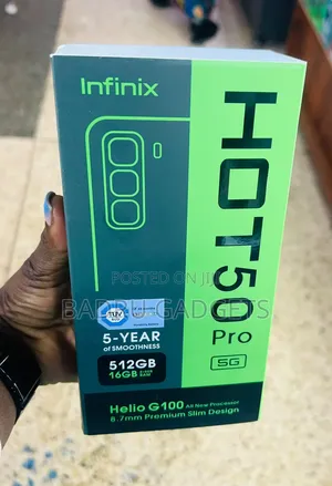 New Infinix Hot 50 Pro 4G 256 GB Black