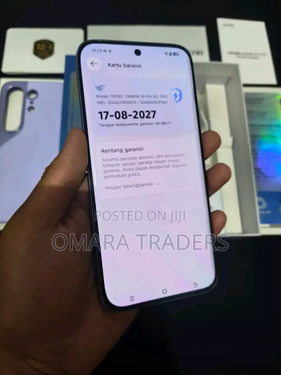 New Tecno Camon 50 Pro 256 GB Pink