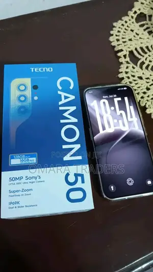 New Tecno Camon 50 256 GB Gray