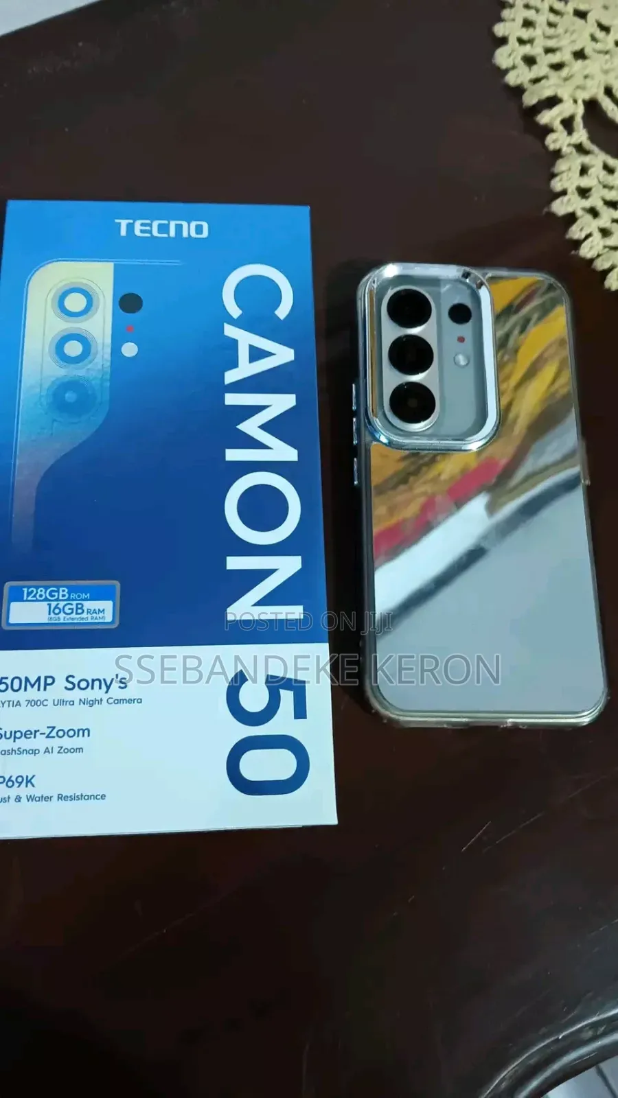 New Tecno Camon 50 256 GB Gray