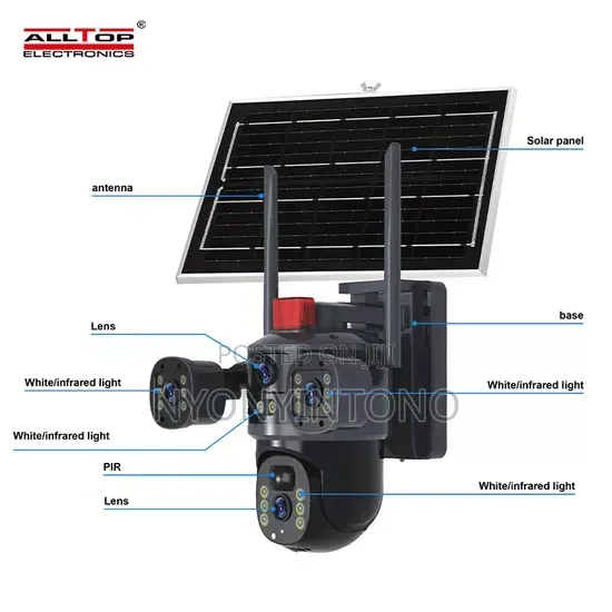 All Top Solar Camera With Mono Crystalline
