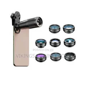 APEXEL 22x Ultra-Geotangle Lens Wide-Angle Macro-Pattern Lens Kit 9in1