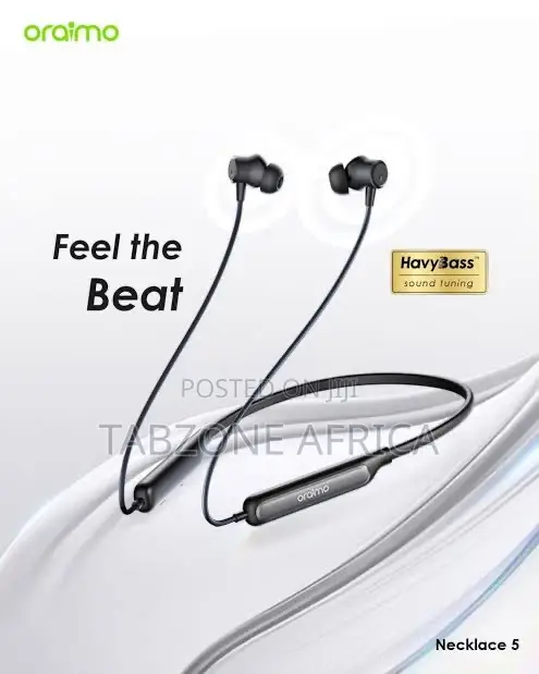 Oraimo Necklace 5 ANC Neckband Earphones – Active Noise Cancellation
