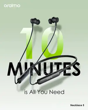 Oraimo Necklace 5 ANC Neckband Earphones – Active Noise Cancellation