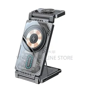 Yesido DS25 Foldable 3 in 1 Fast Charging Wireless Charger, Compatible