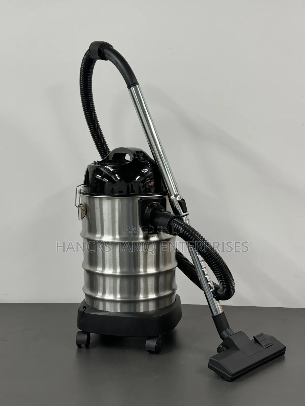 Heavy-Duty Wet and Dry Canister Vacuum Cleaner.