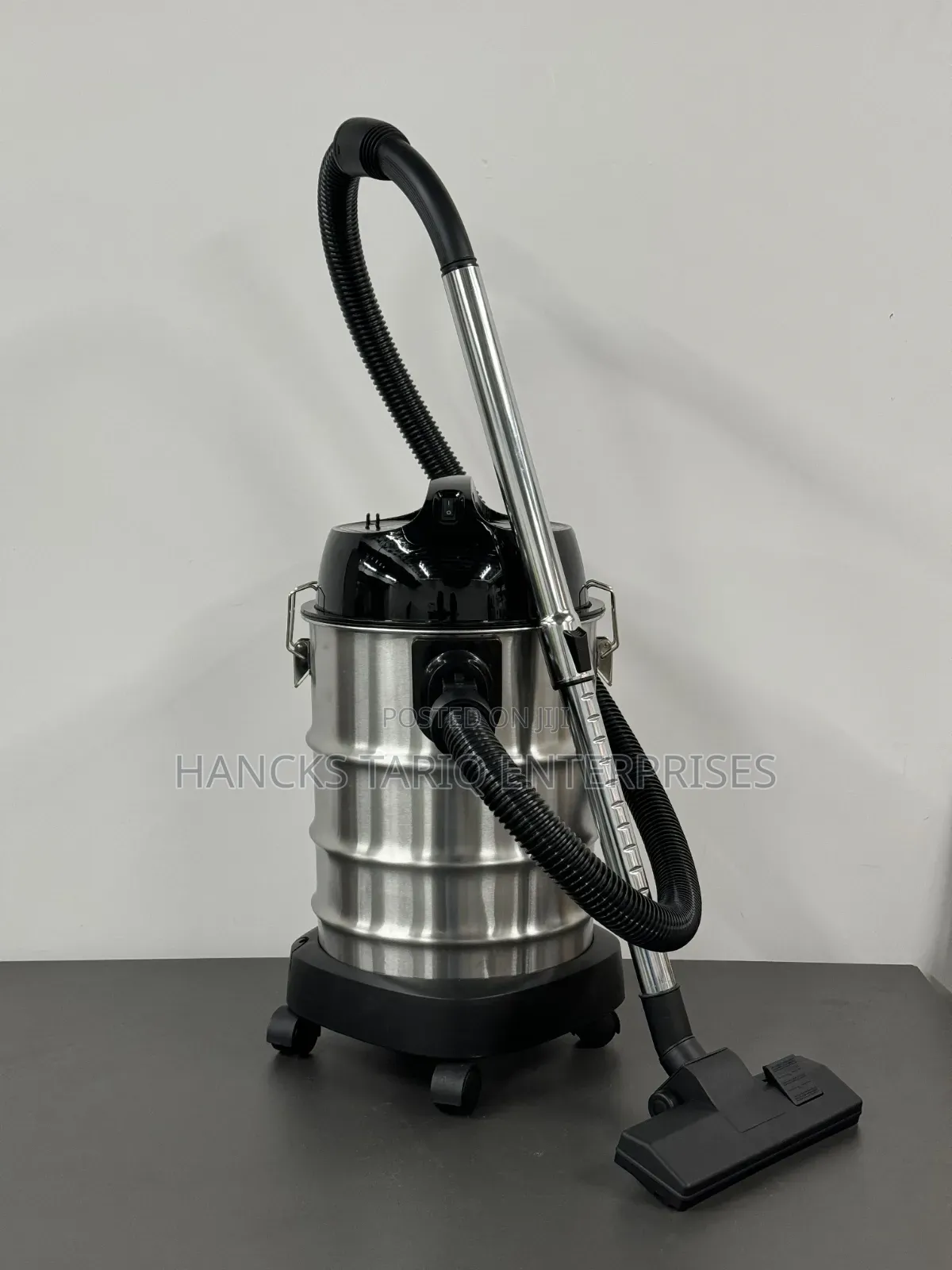 Heavy-Duty Wet and Dry Canister Vacuum Cleaner.