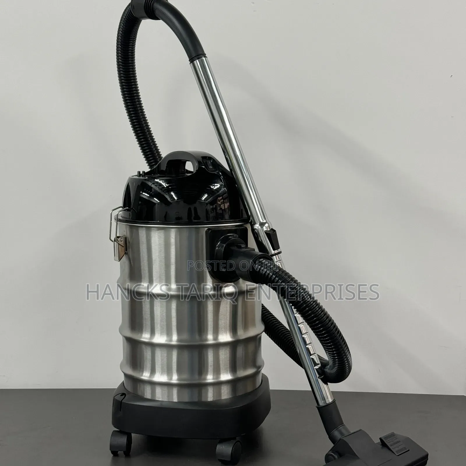 Heavy-Duty Wet and Dry Canister Vacuum Cleaner.