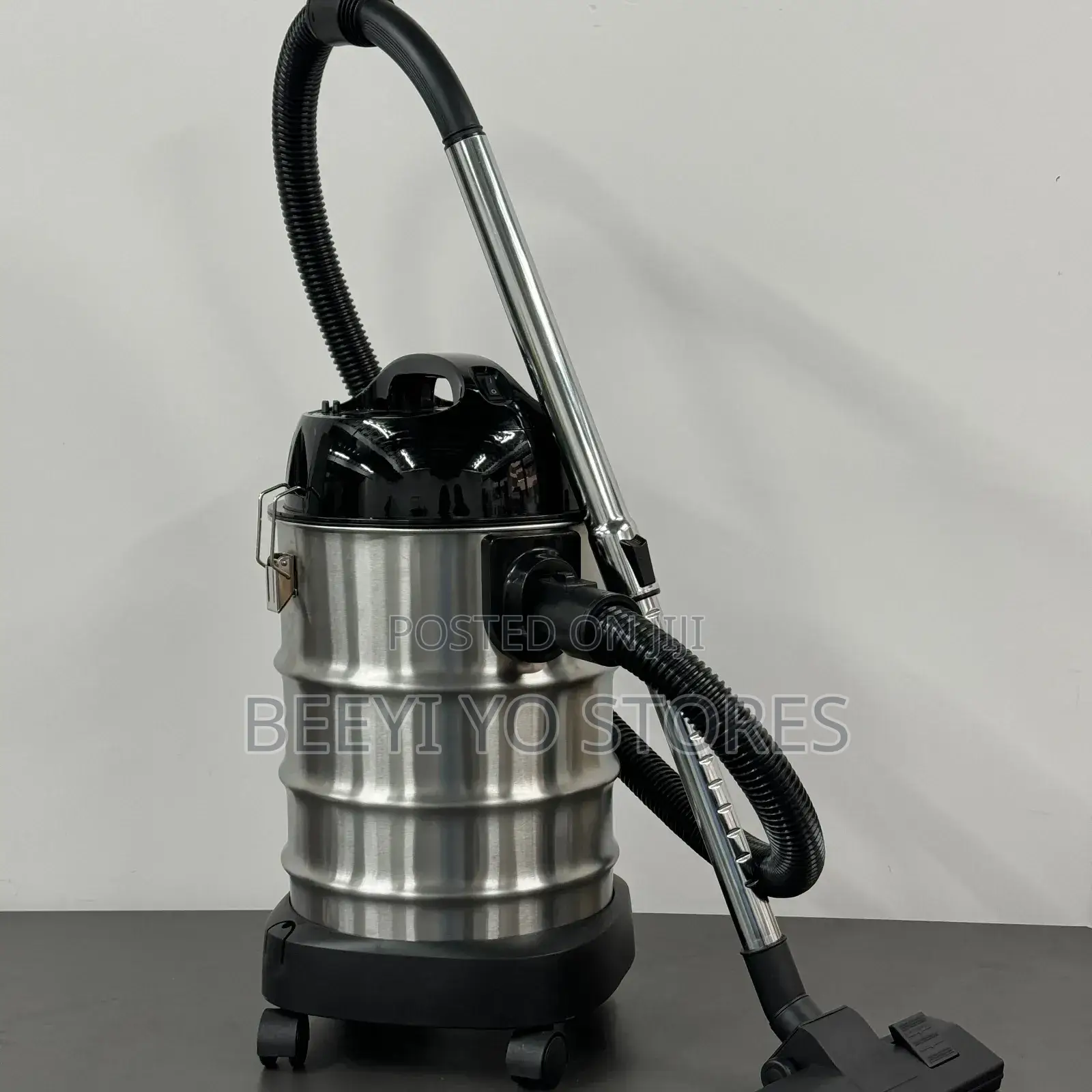 Heavy-Duty Wet and Dry Canister Vacuum Cleaner.