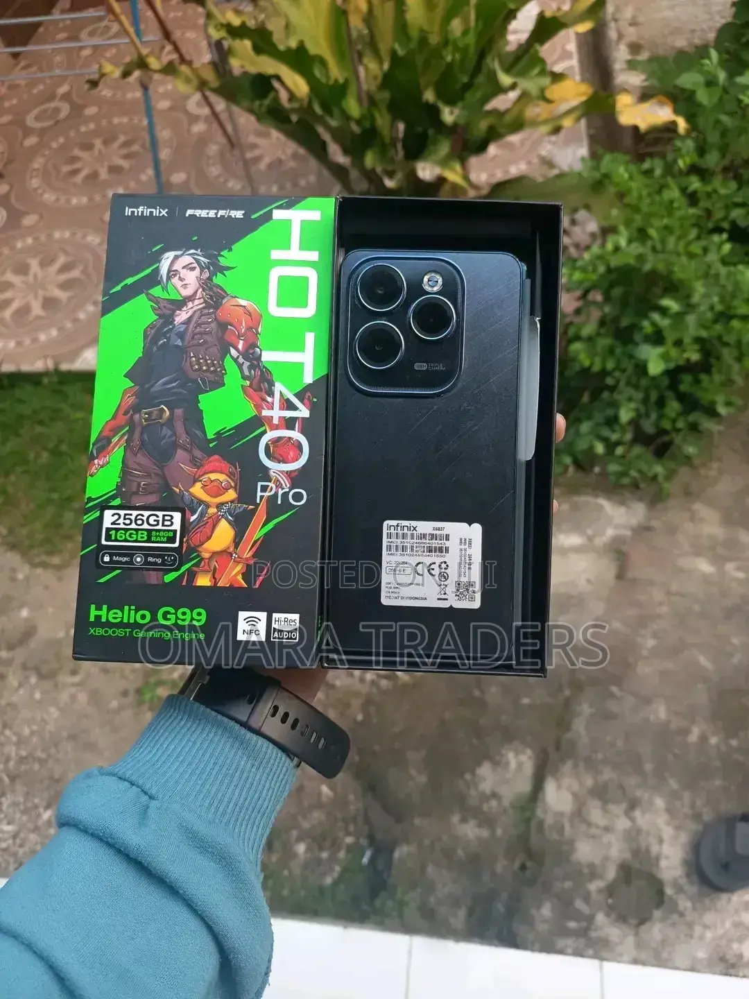 New Infinix Hot 40 Pro 256 GB Black