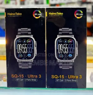 Haino Teko SQ15 Ultra 3 3 Pairs Strap Smart Watch