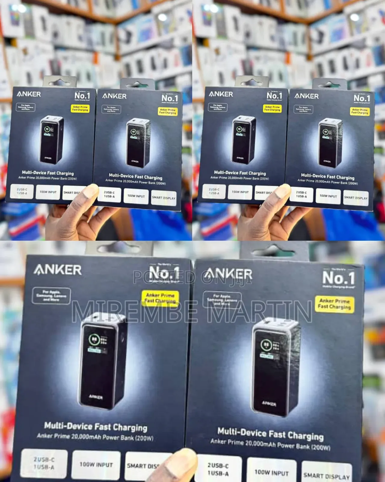 Anker Prime 20,000mAh Power Bank (200W)