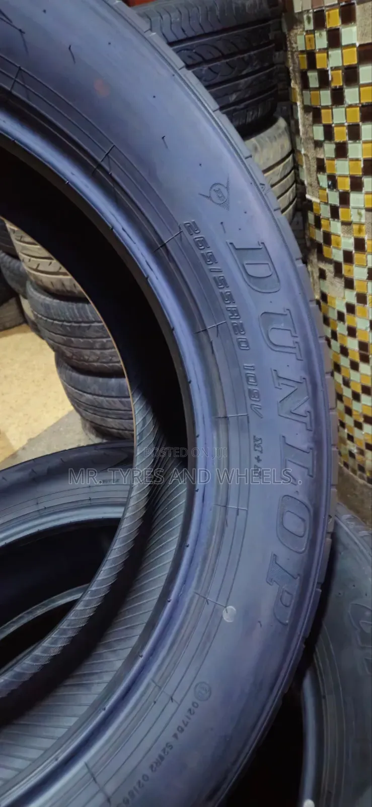 265 55 R20 Dunlop Try It You Will Not Regret Used but Still Good Tires