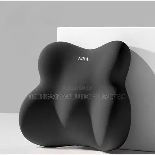 Lumbar Support Pillow – Memory Foam Back Cushion With Adjustable Strap