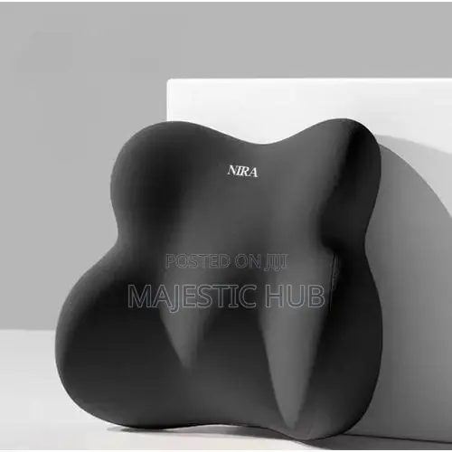 Lumbar Support Pillow – Memory Foam Back Cushion With Adjustable Strap