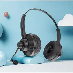 Bluetooth 5.0 Call Center Headset With Noise Cancellation