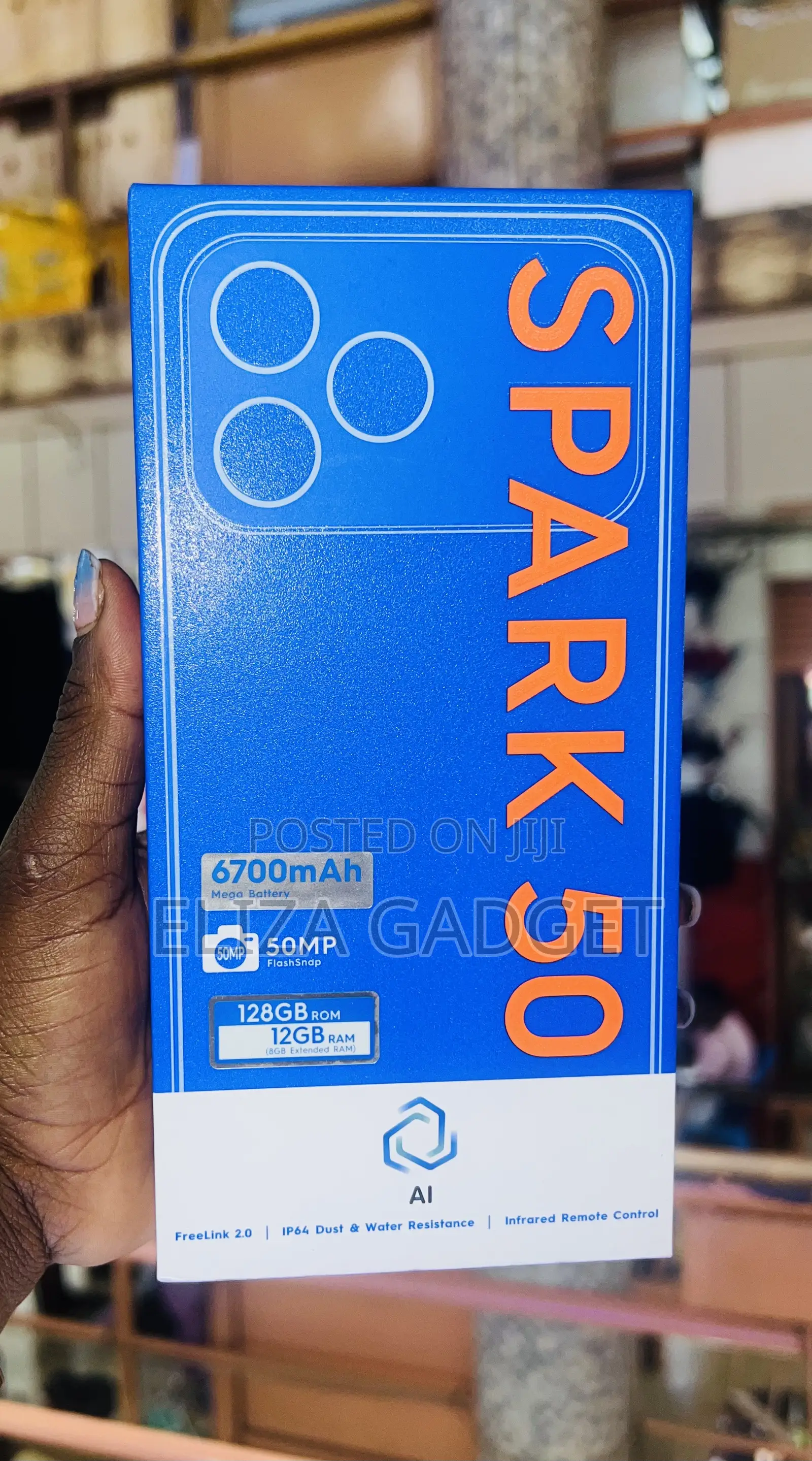 New Tecno Spark 50 128 GB Black