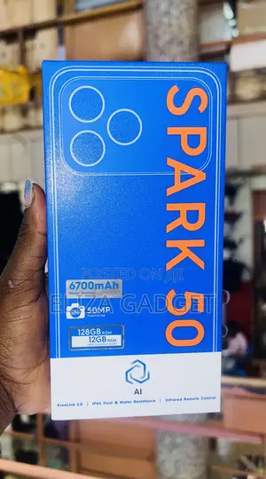 New Tecno Spark 50 128 GB Black