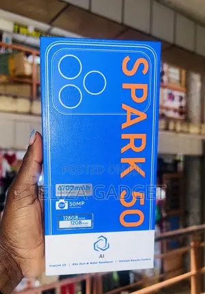 New Tecno Spark 50 128 GB Black