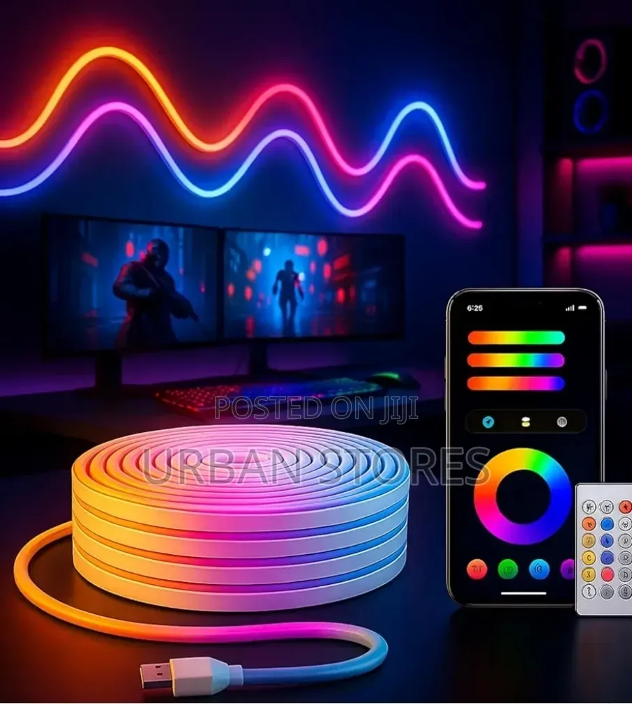 Gesto RGBIC Neon Rope Light 5-Meter Strip Light
