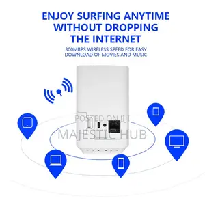 4g/5g CPE Pro WiFi 6 Router – 300Mbps, Supports All SIM Cards