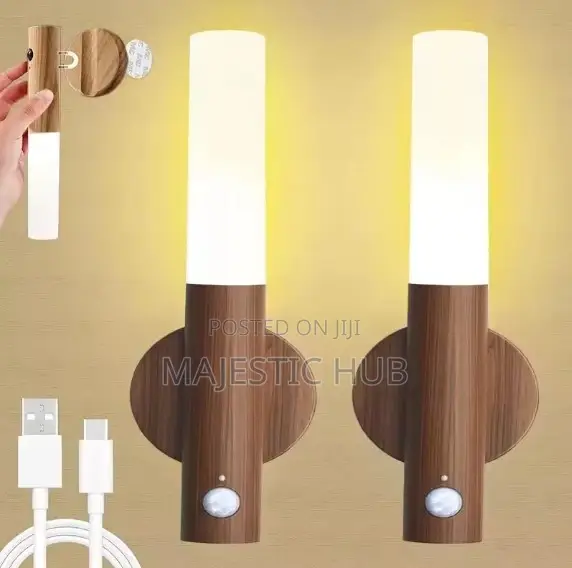 Smart Motion Sensor LED Night Light – Rechargeable Wall Cabinet Lamp
