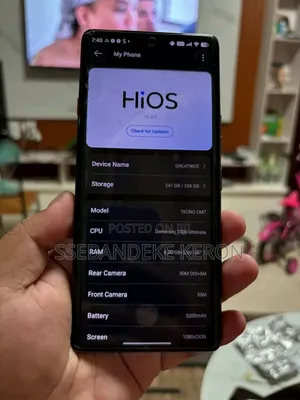New Tecno Camon 40 Pro 5G 256 GB Gray