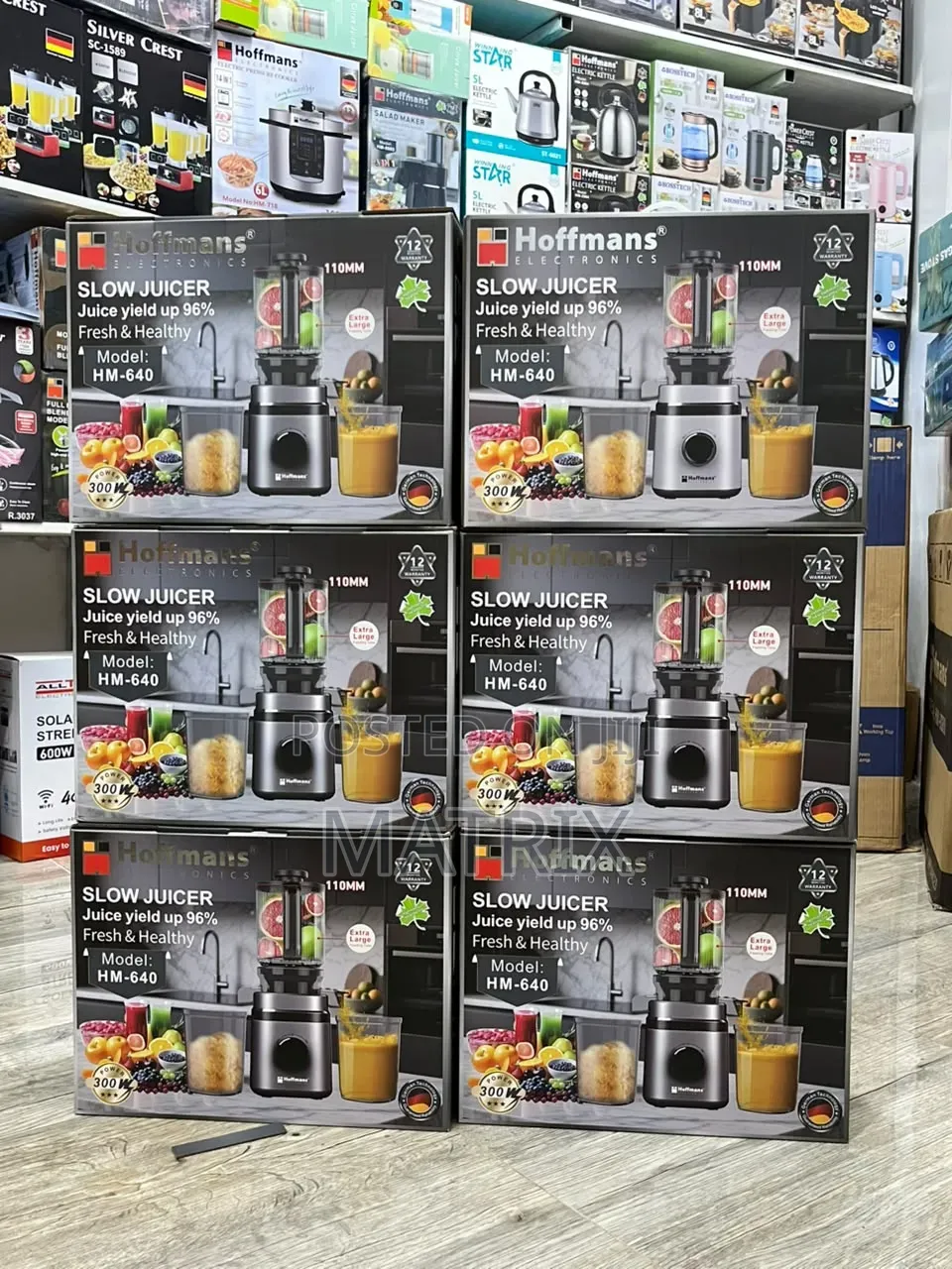 Hoffmans Slow Juicer Juice Extractor